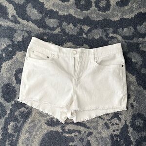 VENUS Off-White Jean Shorts